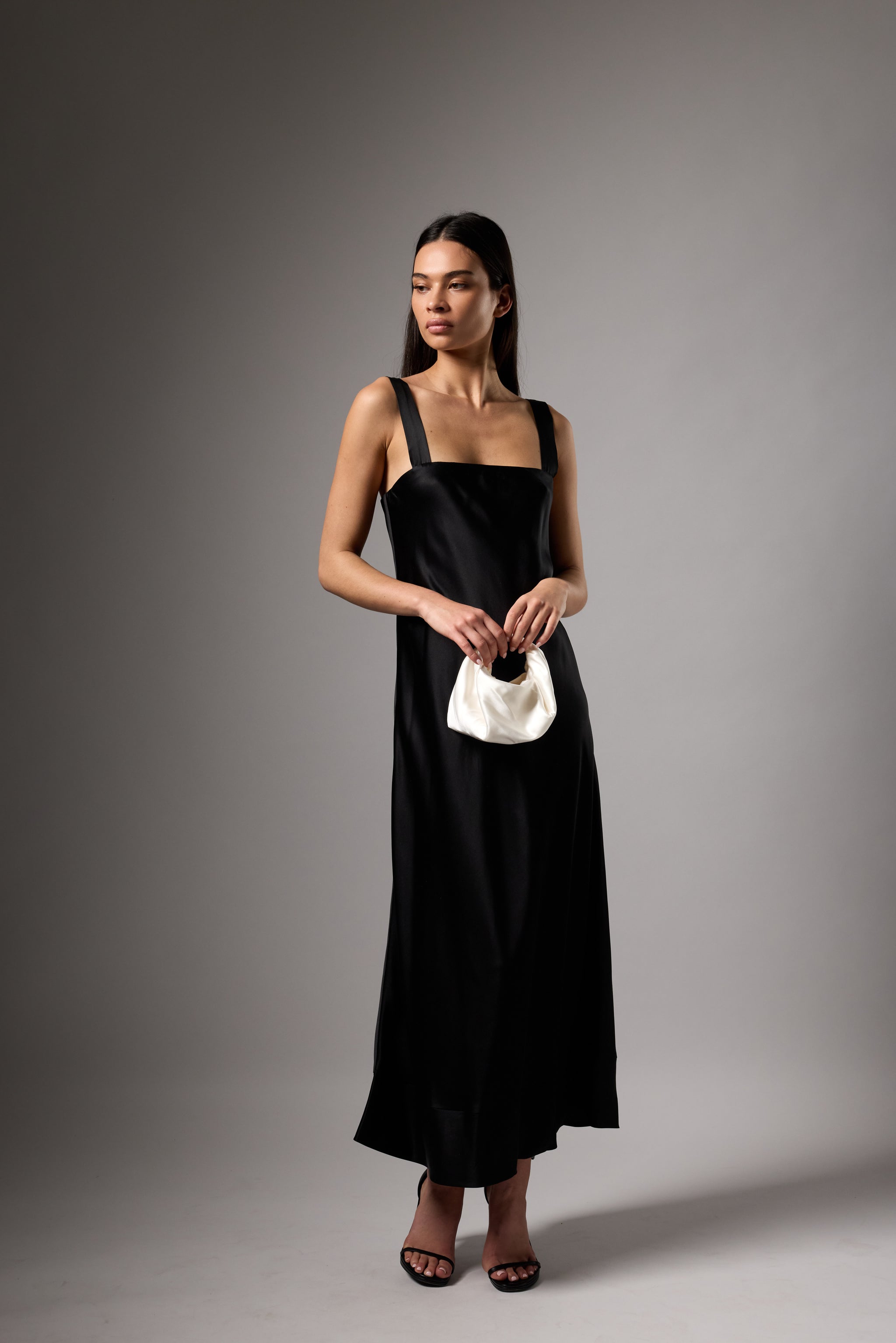bias cut silk slip dress Lotus Bias Cut Silk Slip Dress Mink
